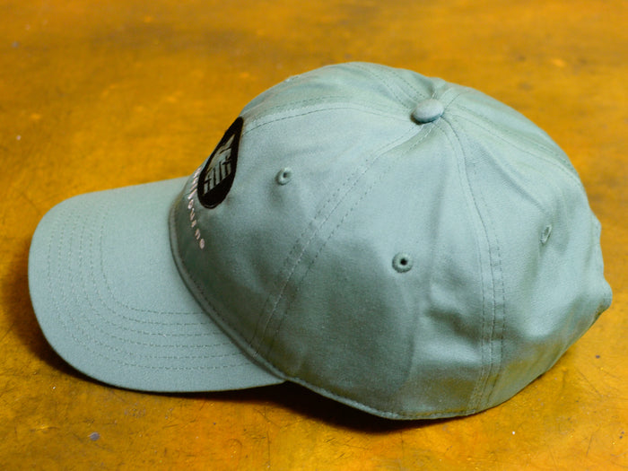 SM Oval Embroidered Cap - Sage / Black