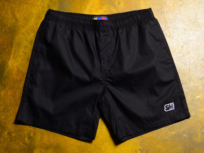SM Patch Beach Short - Black