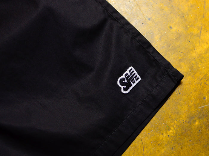 SM Patch Beach Short - Black