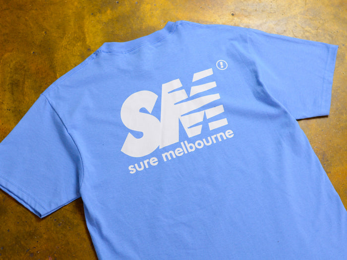 SM T-Shirt - Carolina Blue / White