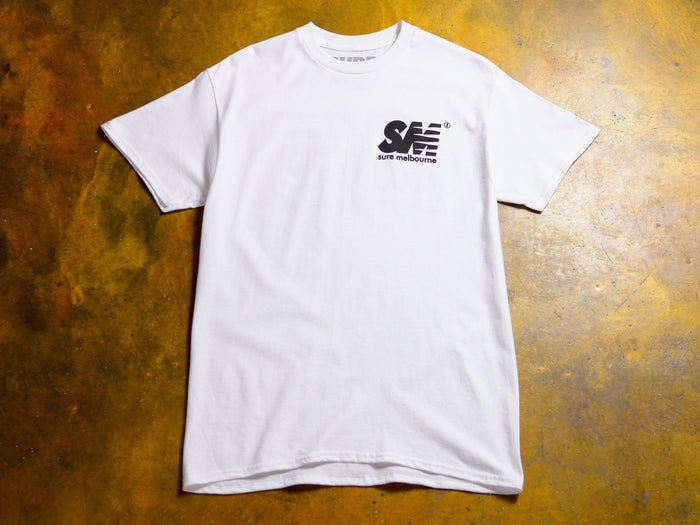SM T-Shirt - White / Black