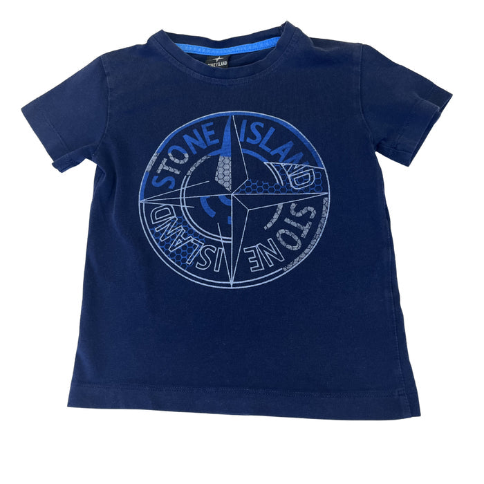 Stone Island Junior Compass Tee (Navy)