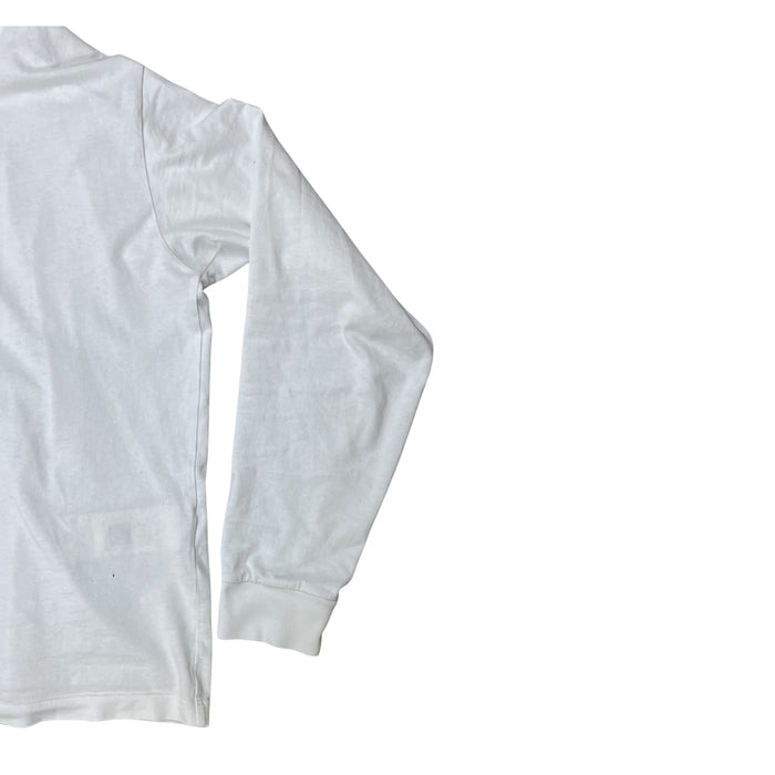 STONE ISLAND LONGSLEEVE – WHITE GRAPHIC