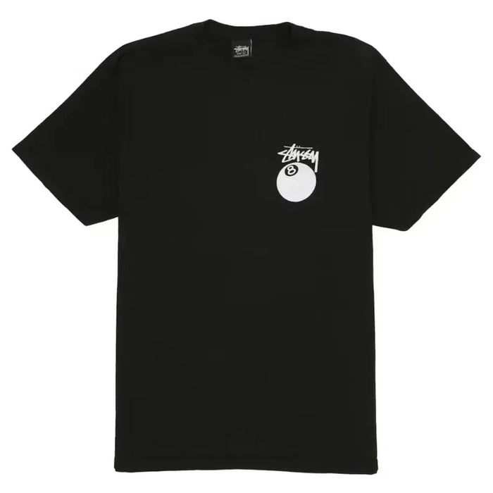 Stussy 8 Ball Pigment Dyed Tee Black - Afewvibe