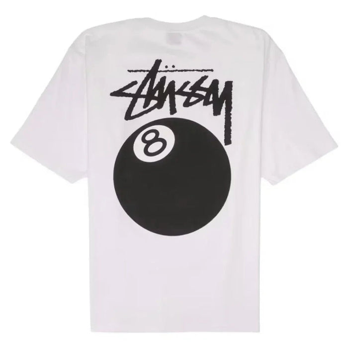 Stussy 8 Ball Tee White - Afewvibe