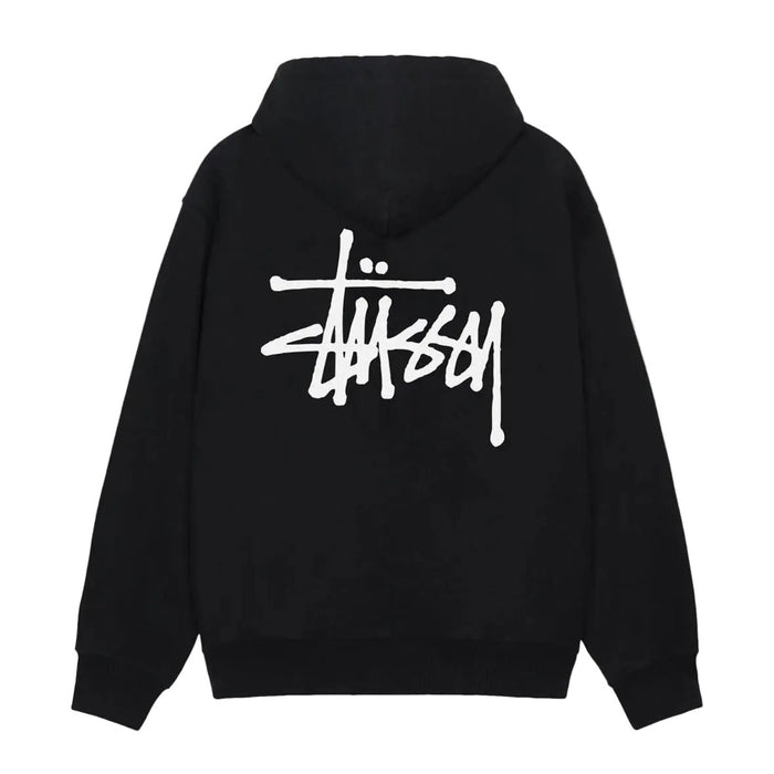 Stussy Basic Hoodie Black - AFewVibe