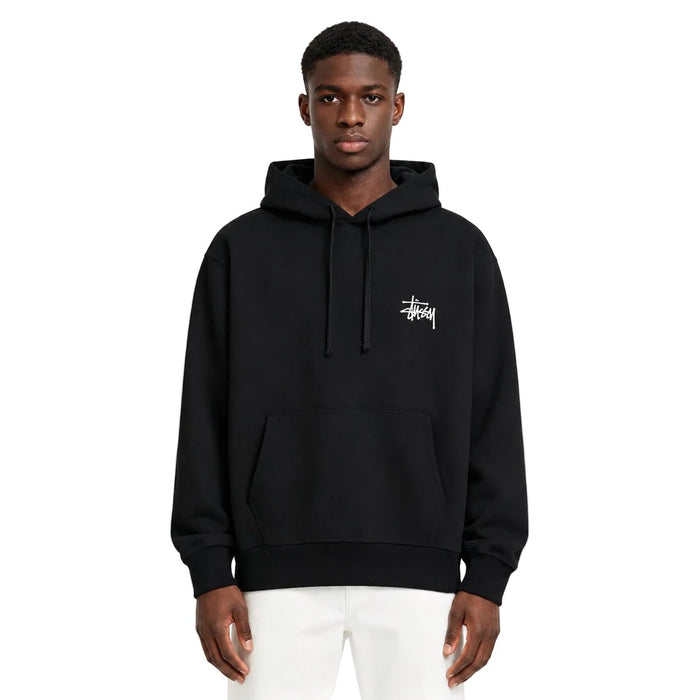 Stussy Basic Hoodie Black - AFewVibe