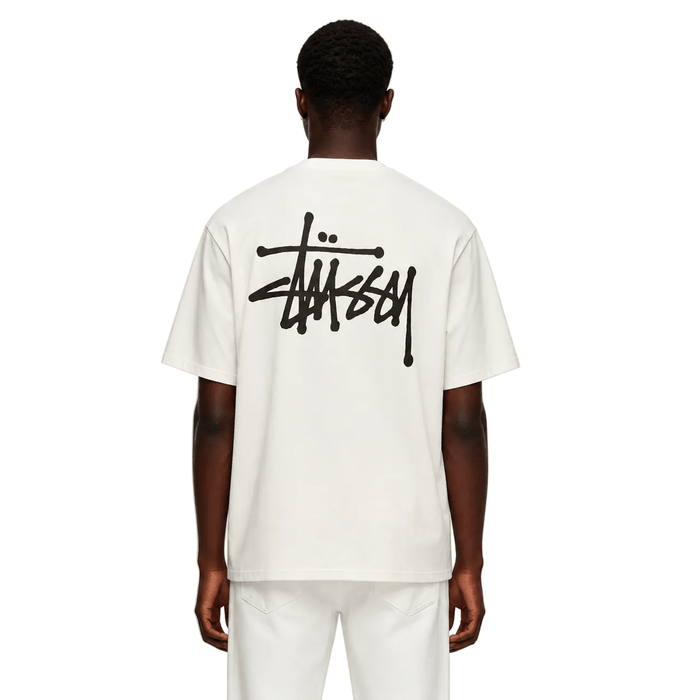 Stussy Basic Pigment Dyed TShirt Natural - AFewVibe