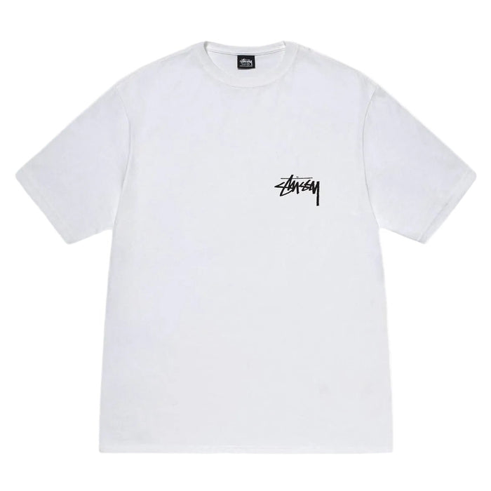 Stussy Diced Out Tee White Diced Out graphic view