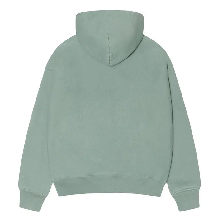 Stussy Established Zip Hoodie Grey Green - Afewvibe
