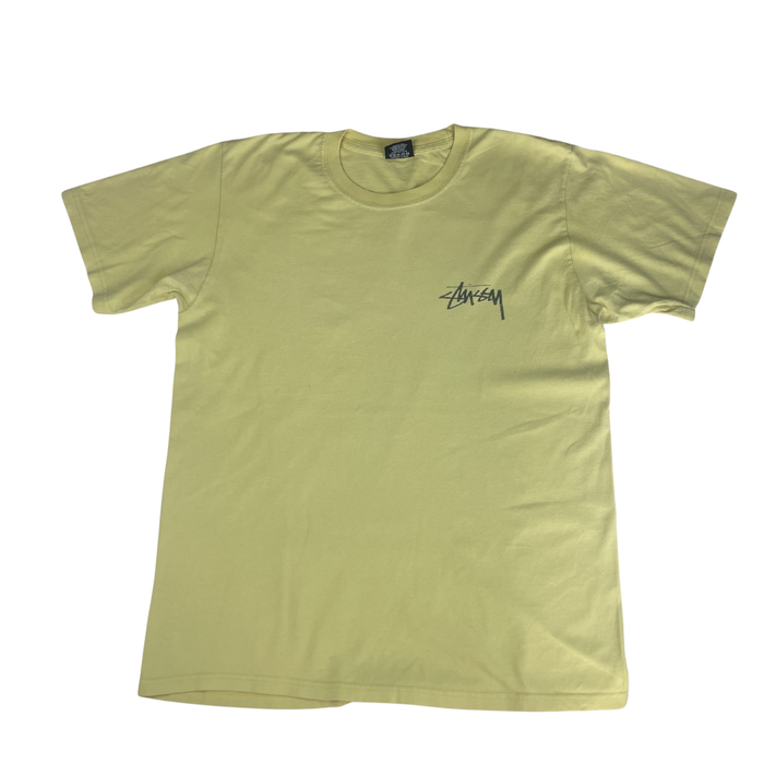 Stüssy "Mushroom" Vintage Tee – Yellow / M