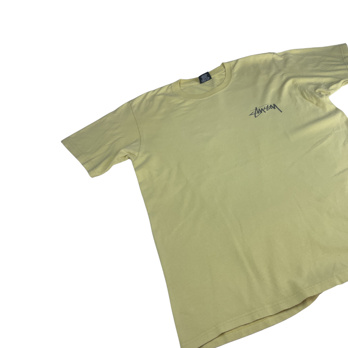 Stüssy "Mushroom" Vintage Tee – Yellow / M