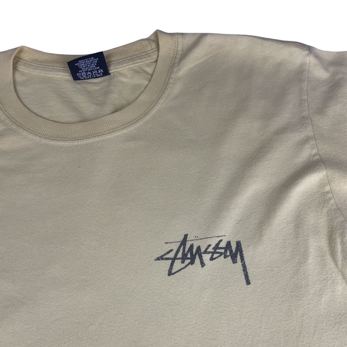 Stüssy "Mushroom" Vintage Tee – Yellow / M