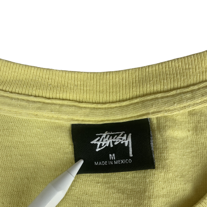Stüssy "Mushroom" Vintage Tee – Yellow / M
