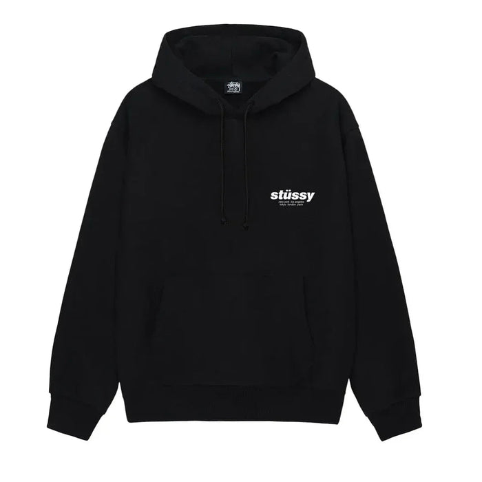 Stussy Rollers Hoodie Black - Afewvibe