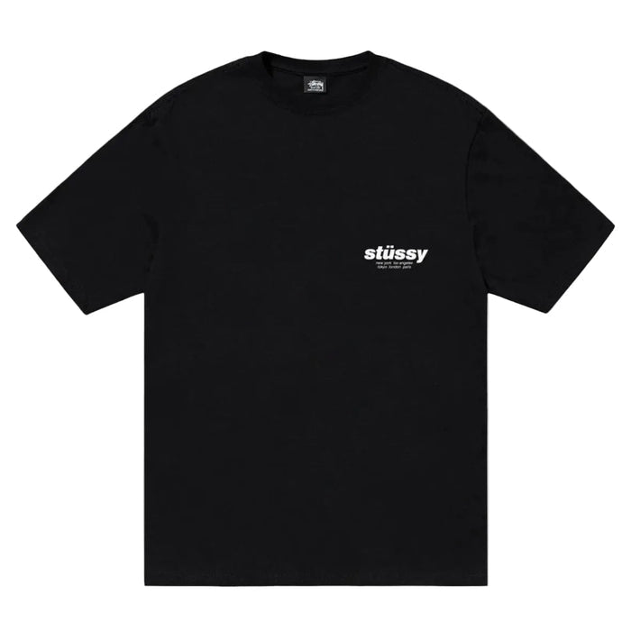 Stussy Rollers Tee Black - AFewVibe