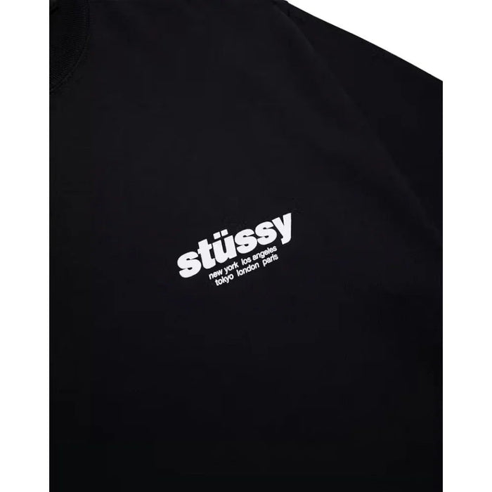 Stussy Rollers Tee Black - Afewvibe