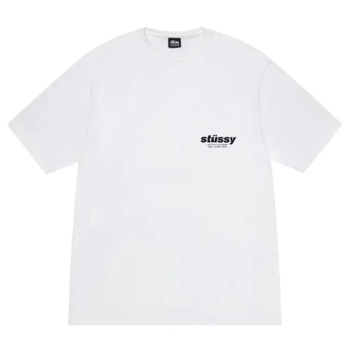 Stussy Rollers Tee White - Afewvibe