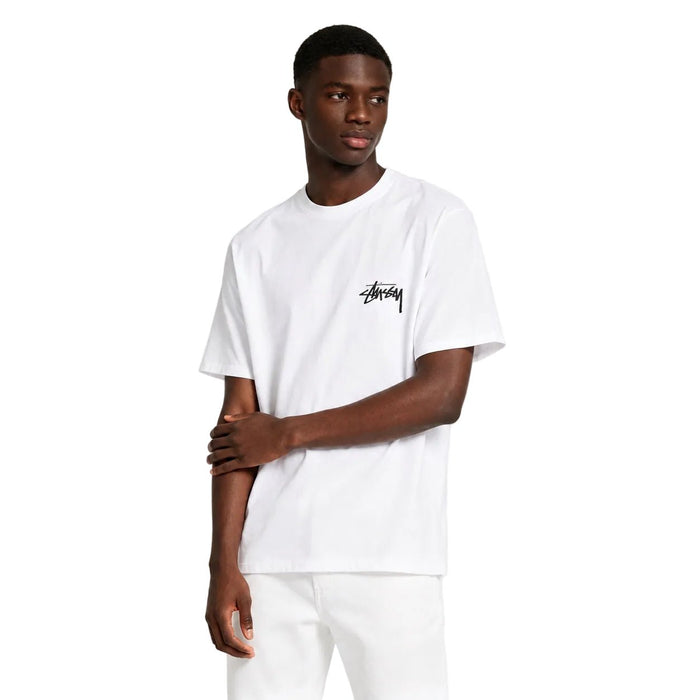 Stussy Shattered Tee White - AFewVibe