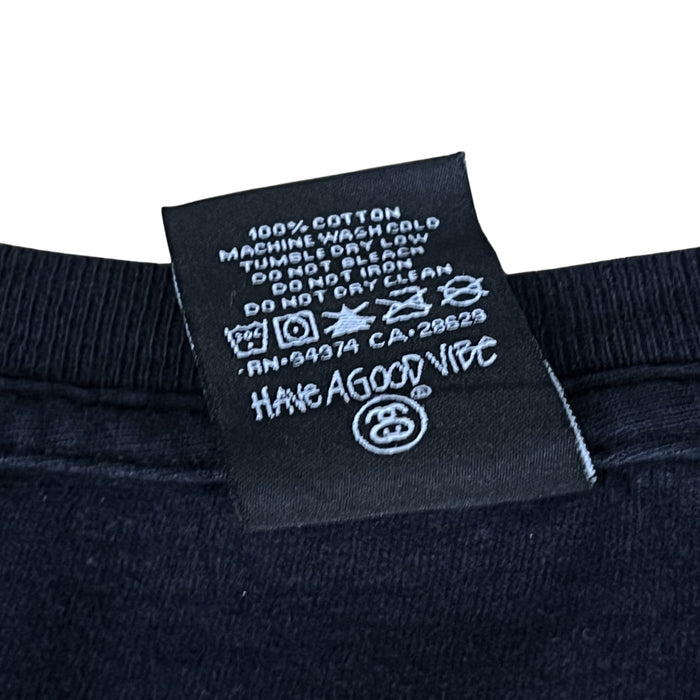 Stüssy "World Tour" Rainbow Tee – Black / M