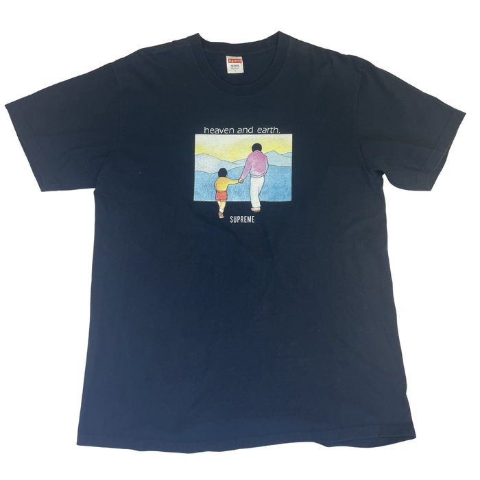 Supreme “Heaven and Earth” Tee (Navy)