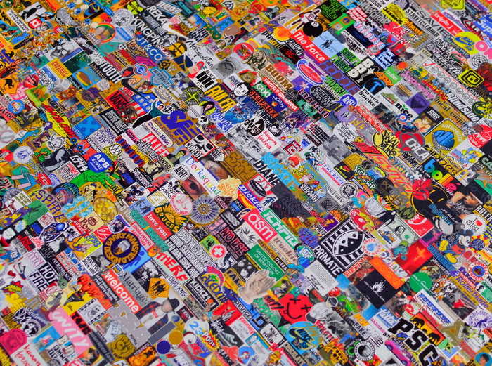 Sure Sticker Toss Wall Print Poster