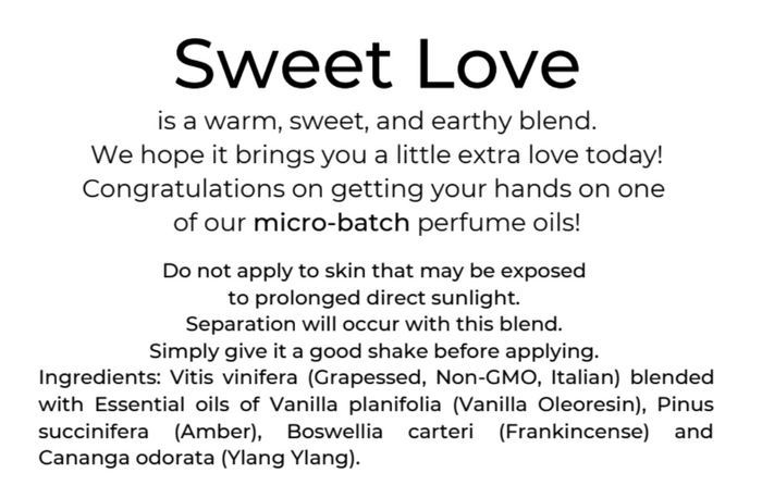 Sweet Love Solid Perfume