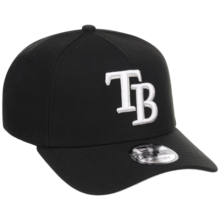 Tampa Bay Rays MLB Black x White FASHION CORE New Era 9FORTY A-Frame