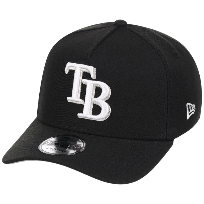 Tampa Bay Rays MLB Black x White FASHION CORE New Era 9FORTY A-Frame