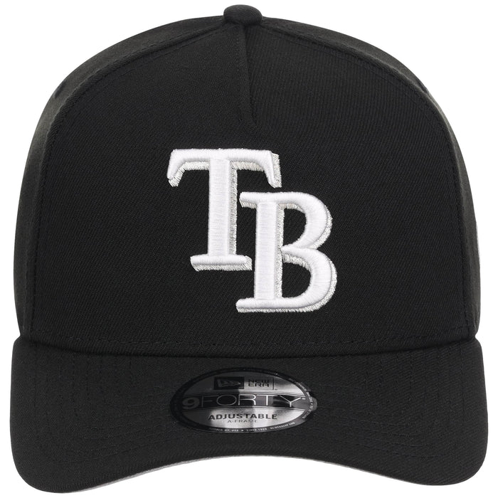 Tampa Bay Rays MLB Black x White FASHION CORE New Era 9FORTY A-Frame