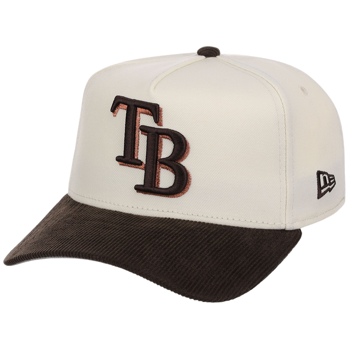 Tampa Bay Rays MLB Chrome Walnut Cord New Era 59FORTY