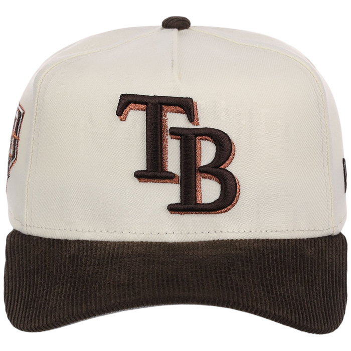 Tampa Bay Rays MLB Chrome Walnut Cord New Era 59FORTY