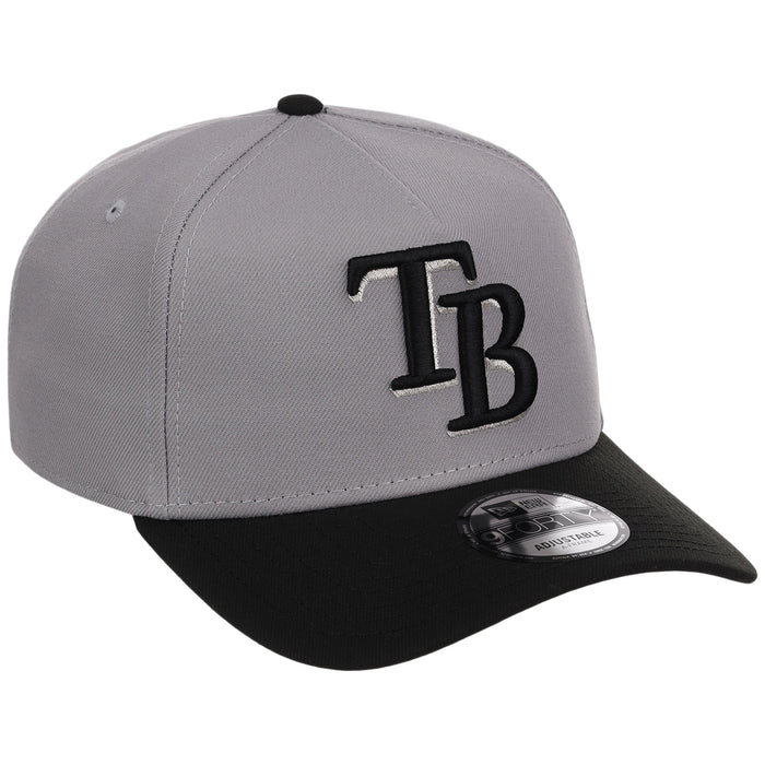 Tampa Bay Rays MLB Gray x Black FASHION CORE New Era 9FORTY A-Frame