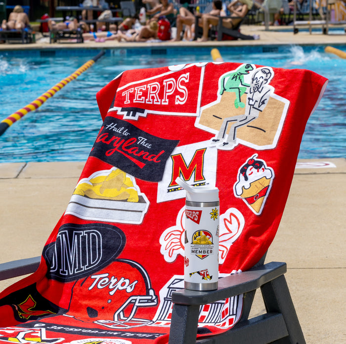Terp Beach Towel