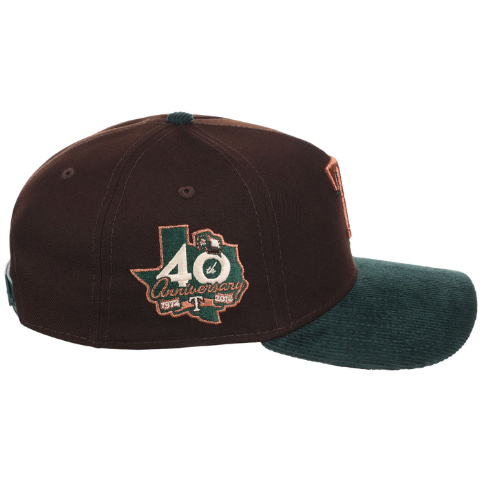 Texas Rangers MLB Forest Ember New Era 9FORTY A-Frame