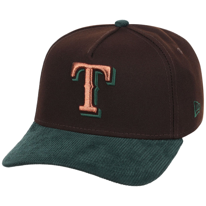 Texas Rangers MLB Forest Ember New Era 9FORTY A-Frame