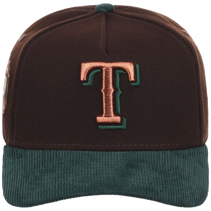 Texas Rangers MLB Forest Ember New Era 9FORTY A-Frame
