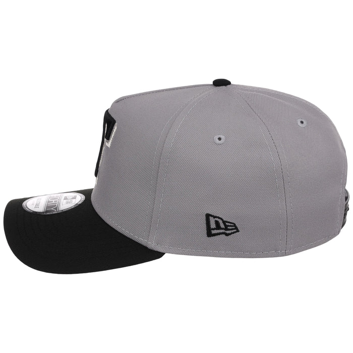 Texas Rangers MLB Gray x Black FASHION CORE New Era 9FORTY A-Frame