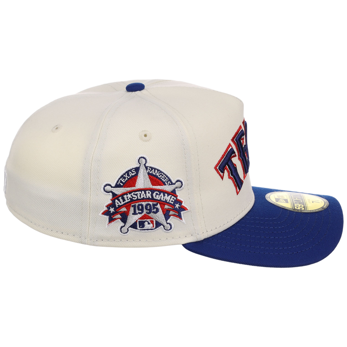 Texas Rangers MLB Heritage Chrome New Era 59FORTY