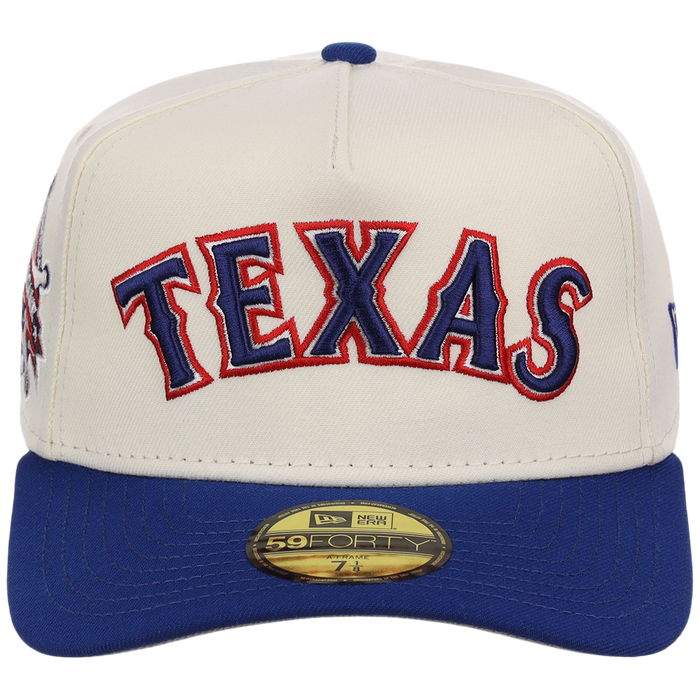Texas Rangers MLB Heritage Chrome New Era 59FORTY