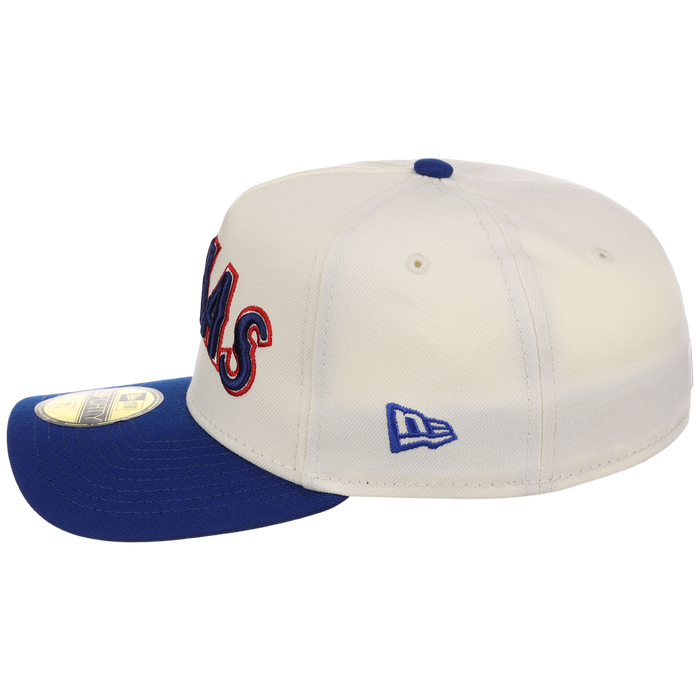 Texas Rangers MLB Heritage Chrome New Era 59FORTY