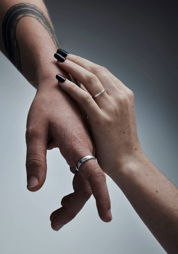 Till Death Sterling Silver Band - 3mm