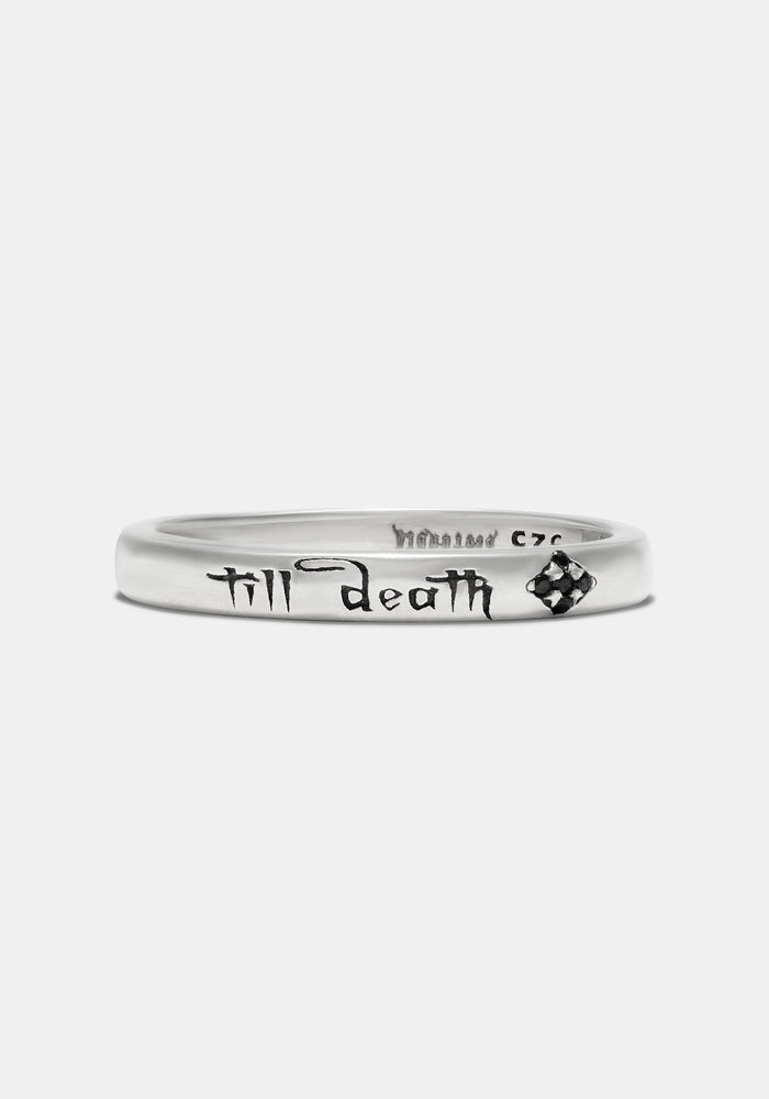 Till Death Sterling Silver Band - 3mm