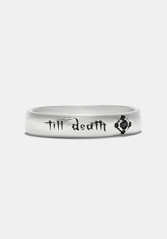 Till Death Sterling Silver Band - 4.8mm