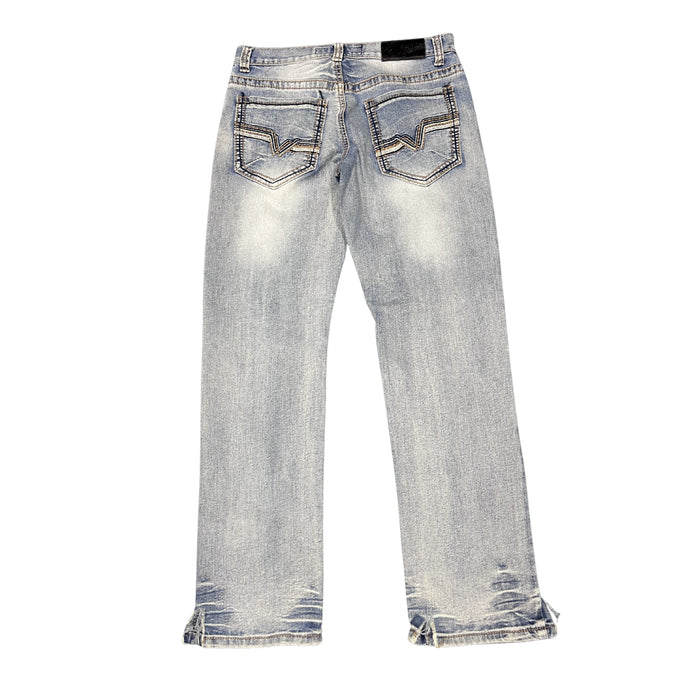 True Luck- Light Washed Jeans