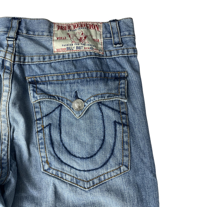 True Religion Billy Bootcut Jeans Light Blue