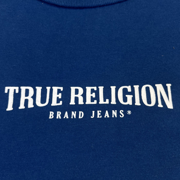 True Religion modré tričko (logo)