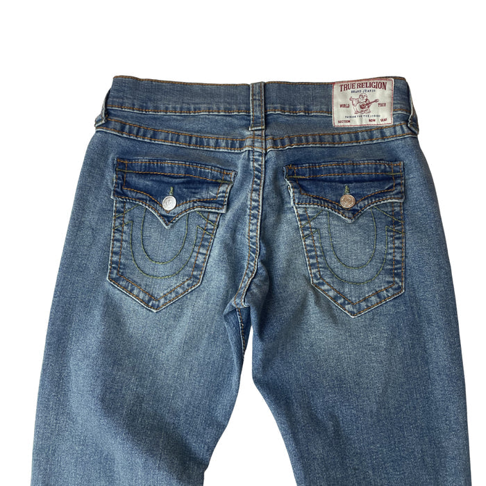 True Religion Ricky Straight Jeans Light Blue