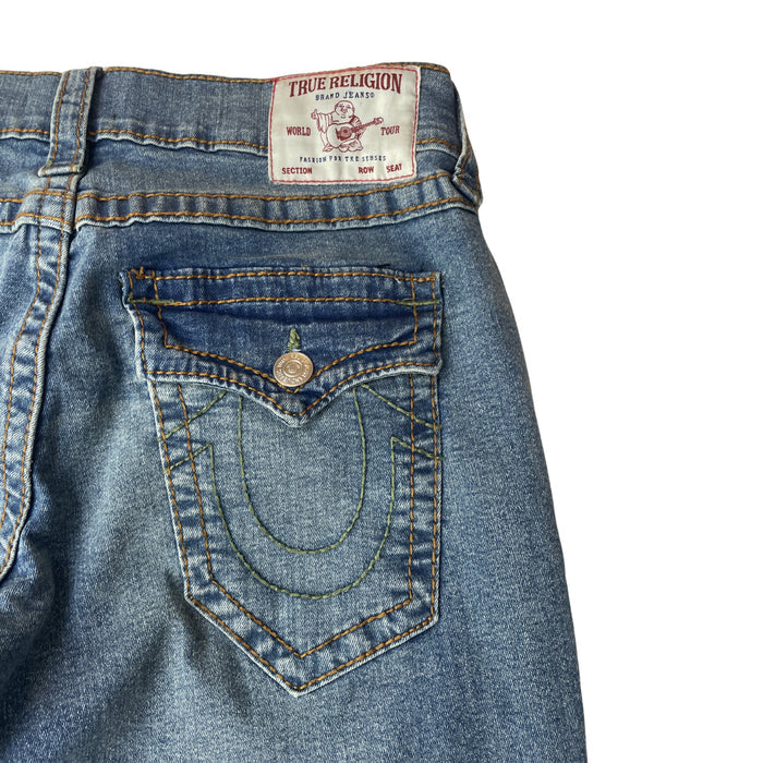 True Religion Ricky Straight Jeans Light Blue