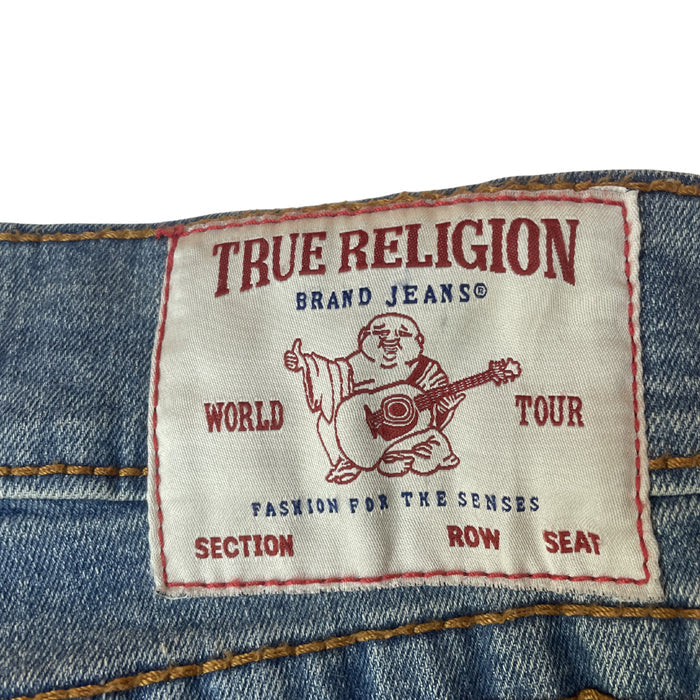 True Religion Ricky Straight Jeans Light Blue